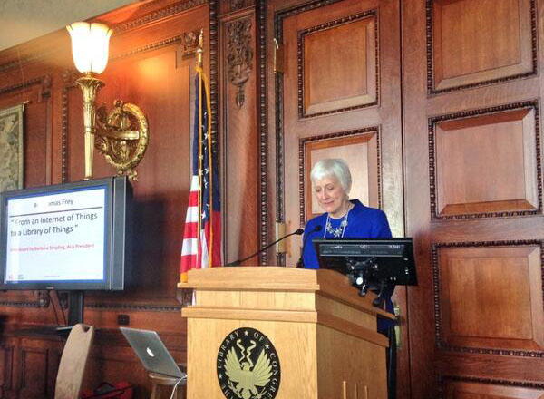 ALA President Barbara Stripling at the ALA Summit on the Future of Libraries at the Library of Congress